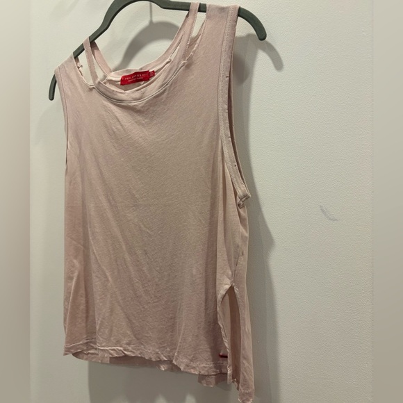 n:PHILANTHROPY Tank Top w/Cutout Detail/Distressed Edges, Size S, Excellent Cond - Picture 2 of 15